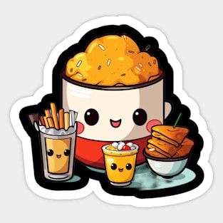 kawaii  junk food T-Shirt cute  funny Sticker